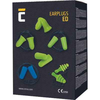 Zátky do uší ED FIT ušné zátky + puzdro (6 párov)